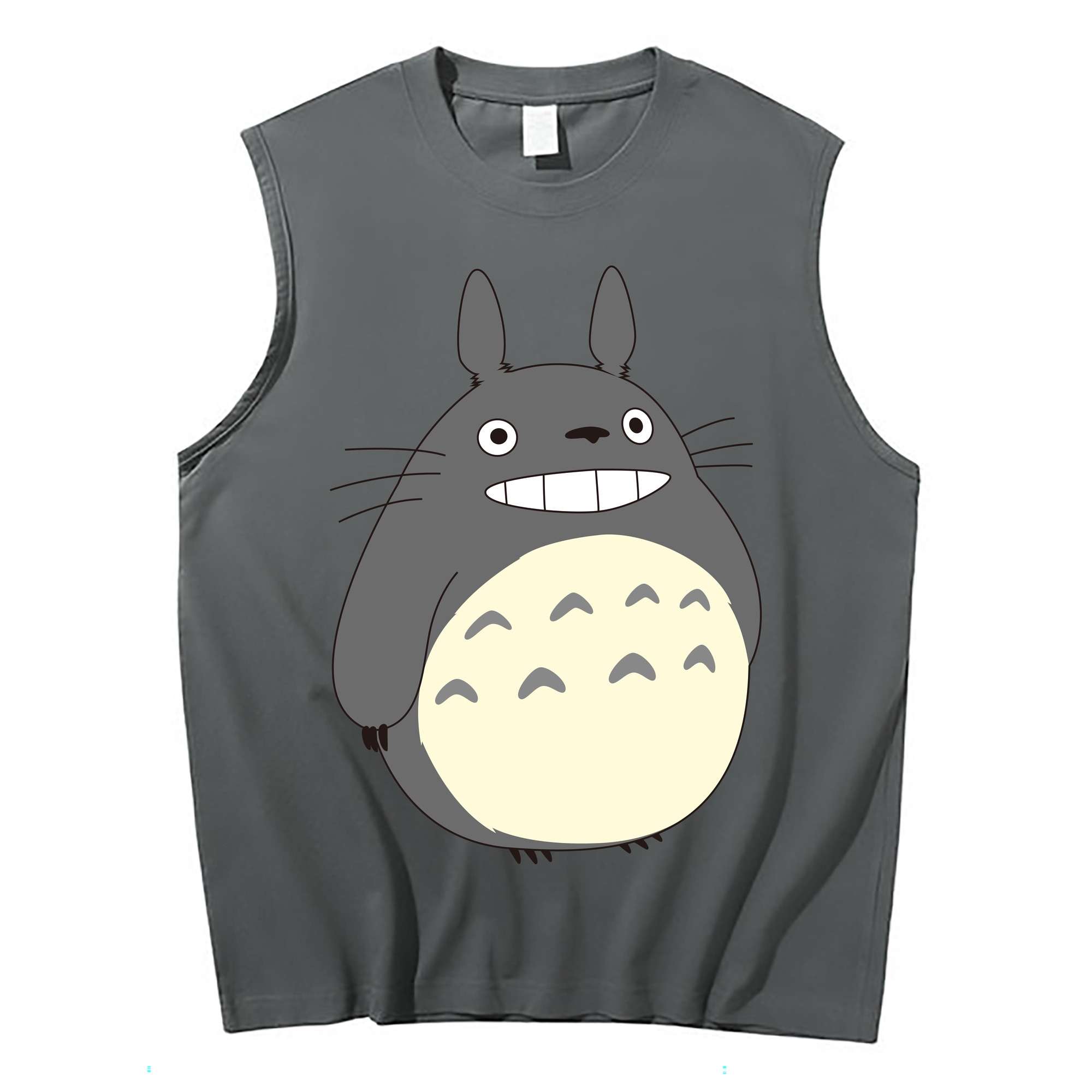 （画像用） となりのトトロ 草壁メイ 草壁サツキ My Neighbor Totoro Satsuki Kusakabe Mei Kusakabe コットン100％タンクトップ（フロントプリント）
